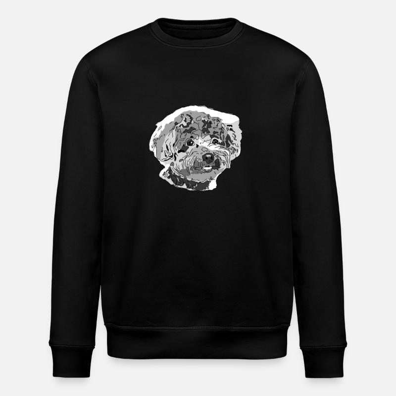 Poodle - Stanley/Stella ROLLER Unisex Organic Sweatshirt - black