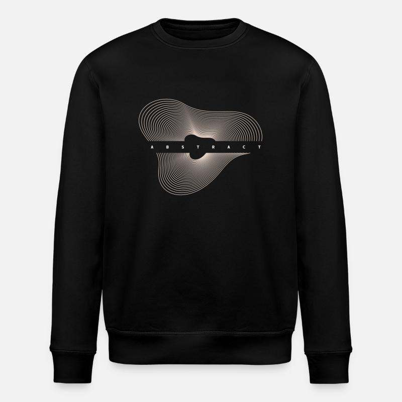 Abstraktes Design - Stanley/Stella Unisex Bio-Sweatshirt ROLLER - Schwarz