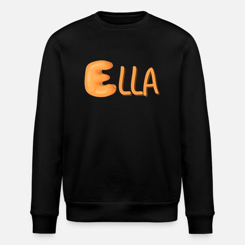 Ella - Stanley/Stella Unisex Bio-Sweatshirt ROLLER - Schwarz
