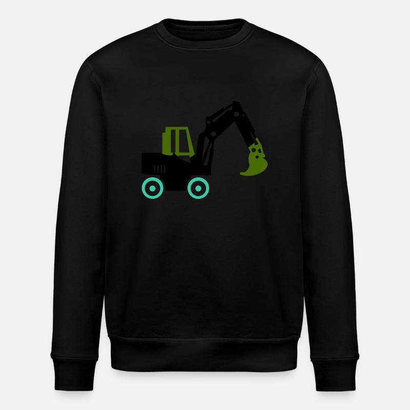 excavatrice - Sweat bio ROLLER Stanley/Stella Unisexe - noir