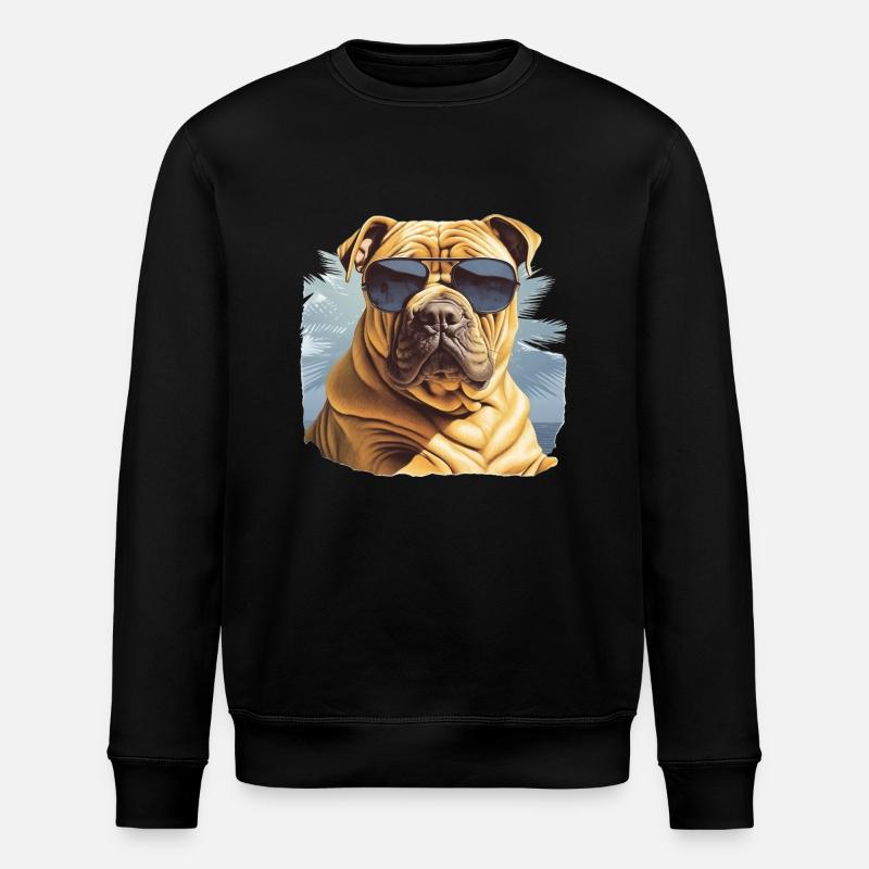 Shar Pei chinois - Sweat bio ROLLER Stanley/Stella Unisexe - noir