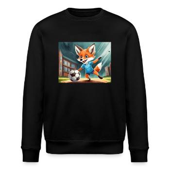 mignon petit renard démon vie quotidienne - football - Sweat bio ROLLER Stanley/Stella Unisexe - noir - Devant - Nik (191cm)