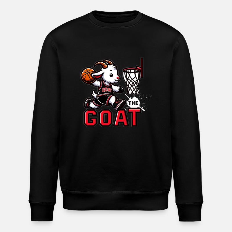 Slam Dunk Chèvre - Sweat bio ROLLER Stanley/Stella Unisexe - noir