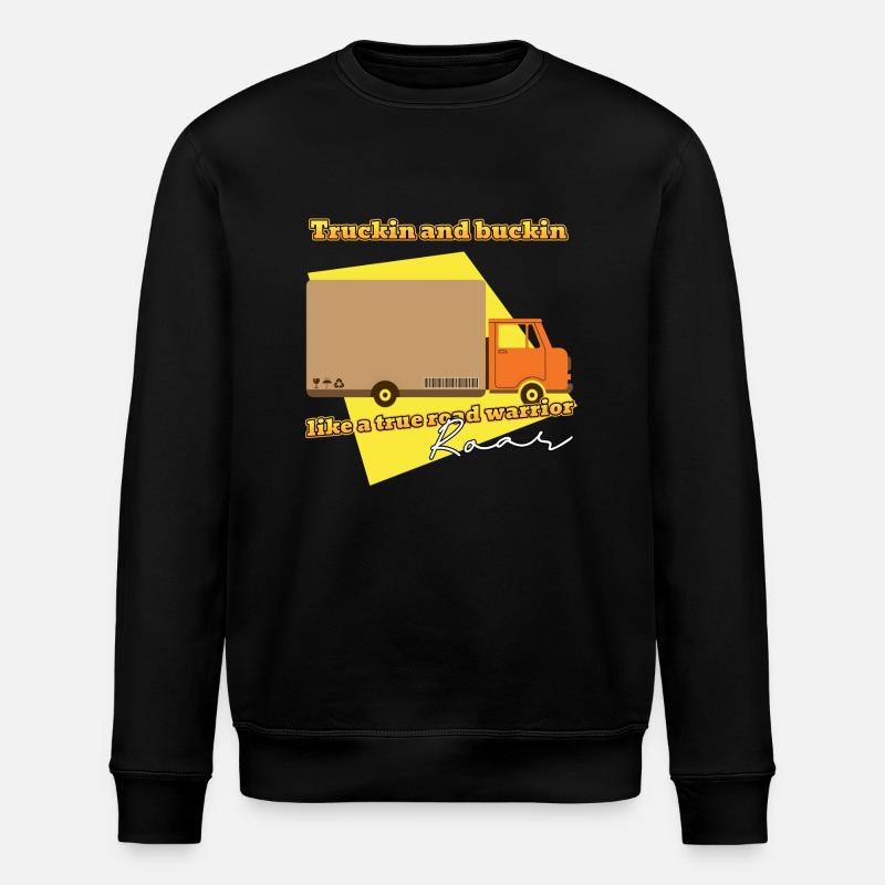 Camionnage et buckin - Sweat bio ROLLER Stanley/Stella Unisexe - noir