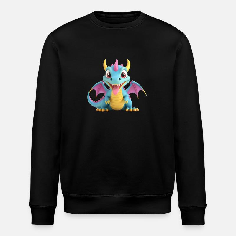 Monstre dragon - Sweat bio ROLLER Stanley/Stella Unisexe - noir