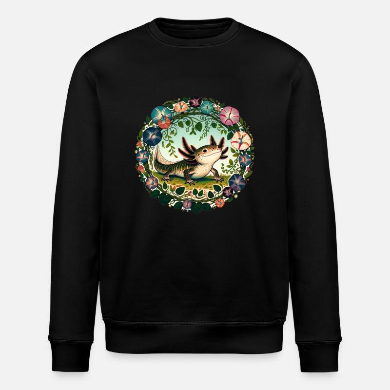 Axolotl - Sweat bio ROLLER Stanley/Stella Unisexe - noir