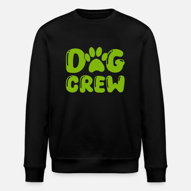 Chien Patte Crew 01 - Sweat bio ROLLER Stanley/Stella Unisexe - noir