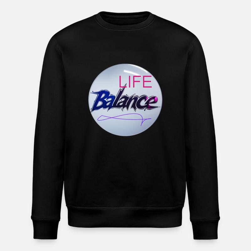 Lebensbalance - Stanley/Stella Unisex Bio-Sweatshirt ROLLER - Schwarz