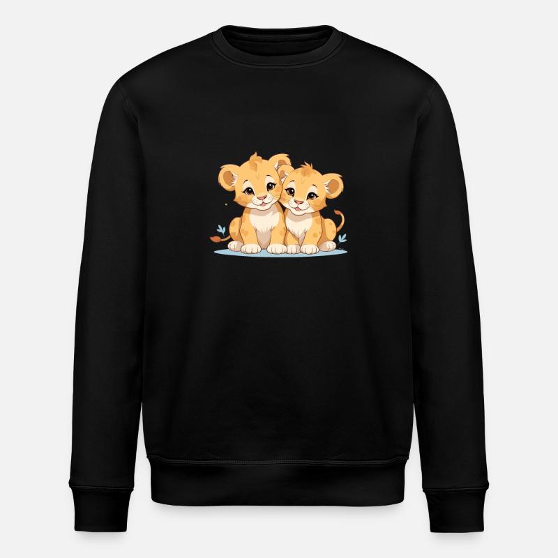 Lionceaux - Sweat bio ROLLER Stanley/Stella Unisexe - noir