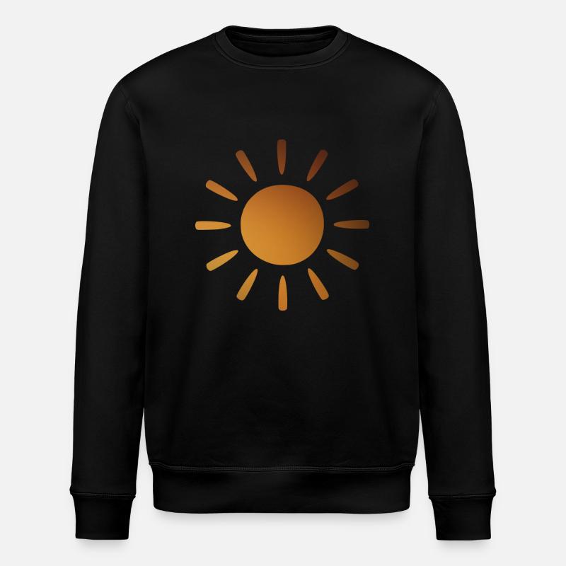 Sonne - Stanley/Stella Unisex Bio-Sweatshirt ROLLER - Schwarz