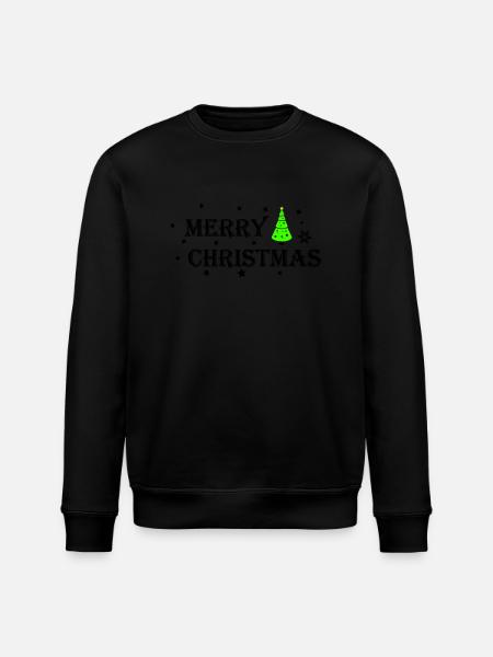 Merry Christmas - Stanley/Stella Unisex Bio-Sweatshirt ROLLER - Schwarz