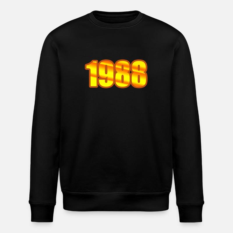 1988 - Stanley/Stella Unisex Bio-Sweatshirt ROLLER - Schwarz