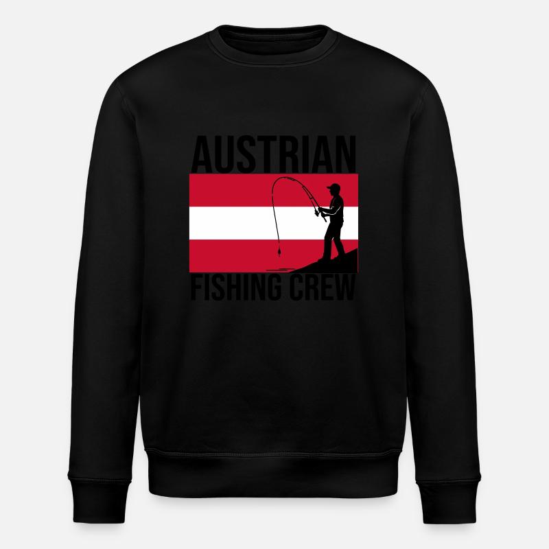 Chemise autrichienne de pêcheur - Sweat bio ROLLER Stanley/Stella Unisexe - noir