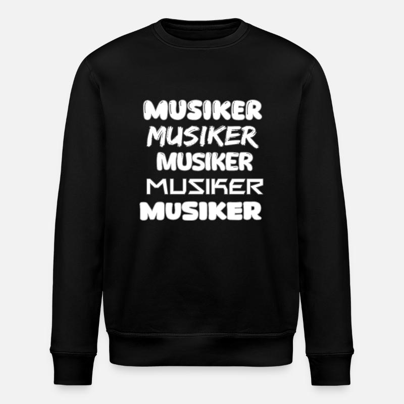 Musiker - Stanley/Stella Unisex Bio-Sweatshirt ROLLER - Schwarz