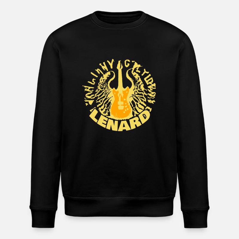 Guitar Lenard - Stanley/Stella ROLLER Unisex Organic Sweatshirt - black