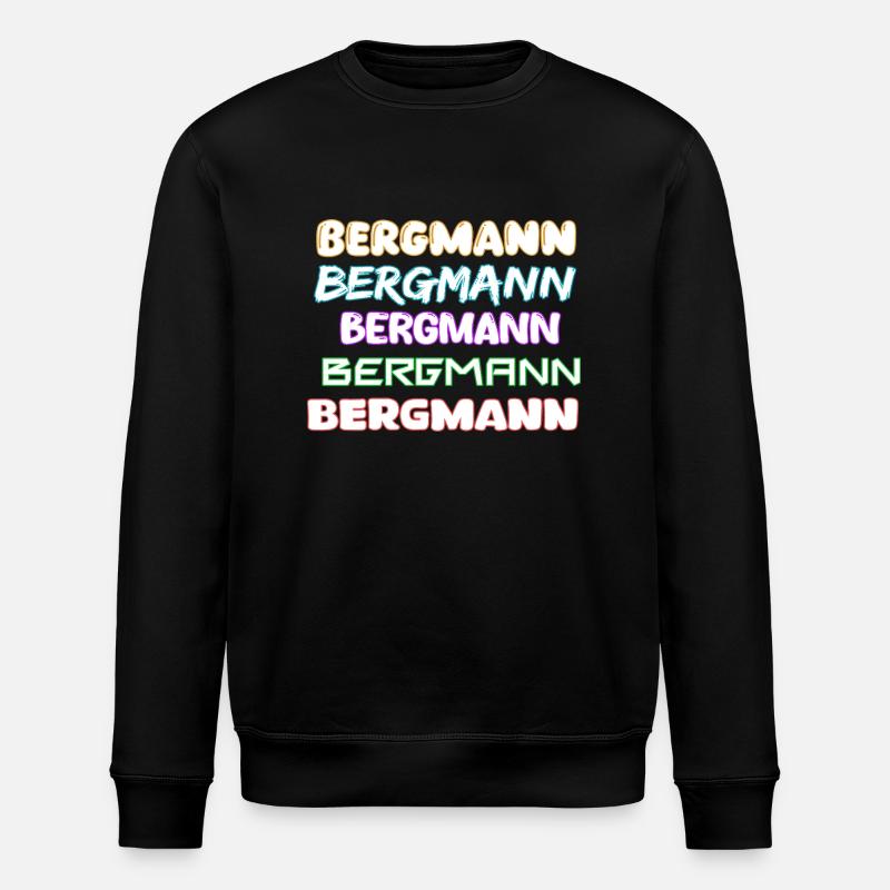 Job Bergmann - Stanley/Stella Unisex Bio-Sweatshirt ROLLER - Schwarz