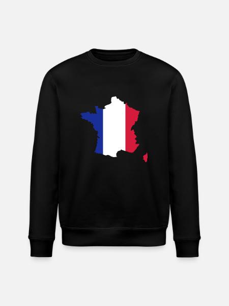 France - Stanley/Stella Unisex Bio-Sweatshirt ROLLER - Schwarz