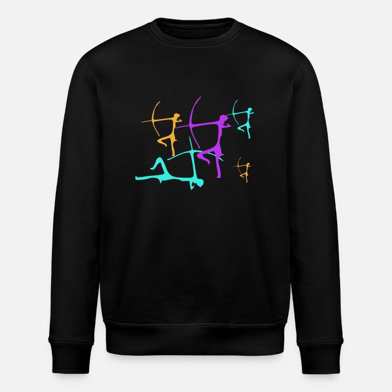 Bogenschützer 3 - Stanley/Stella Unisex Bio-Sweatshirt ROLLER - Schwarz