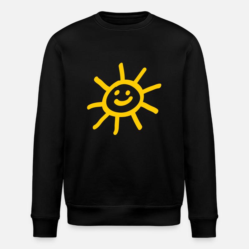 Sonne - Stanley/Stella Unisex Bio-Sweatshirt ROLLER - Schwarz