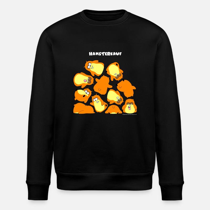 Hamsterkauf total - Tragebeutel deluxe - Stanley/Stella Unisex Bio-Sweatshirt ROLLER - Schwarz