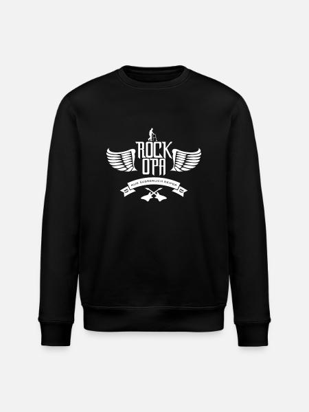 Rock Opa - Stanley/Stella Unisex Bio-Sweatshirt ROLLER - Schwarz