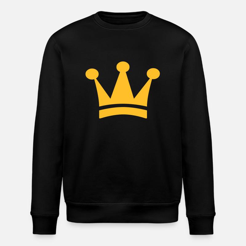Couronne (V) - Sweat bio ROLLER Stanley/Stella Unisexe - noir