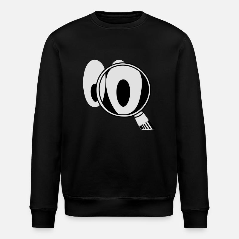 Smiley CSI - Stanley/Stella Unisex Bio-Sweatshirt ROLLER - Schwarz