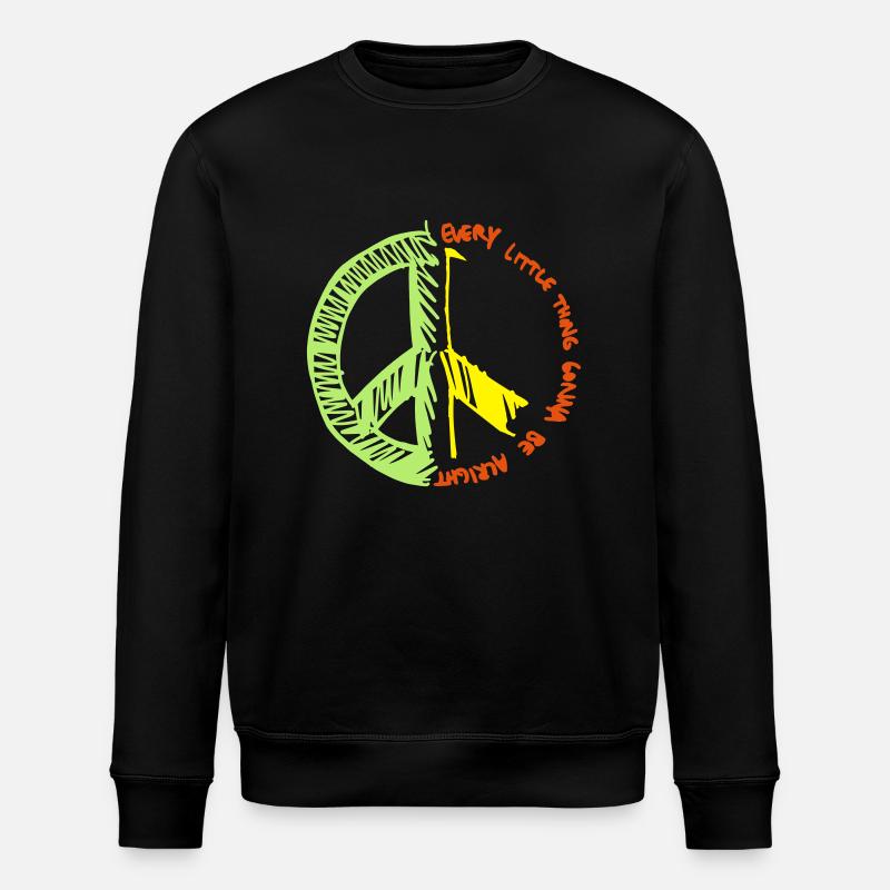 paix - Sweat bio ROLLER Stanley/Stella Unisexe - noir