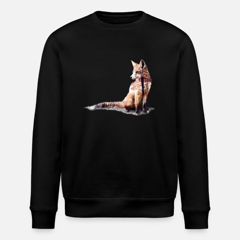 Fuchs - Stanley/Stella Unisex Bio-Sweatshirt ROLLER - Schwarz