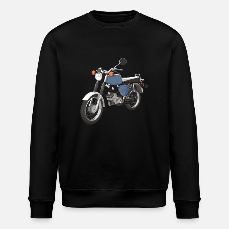 S50 bleu - Sweat bio ROLLER Stanley/Stella Unisexe - noir