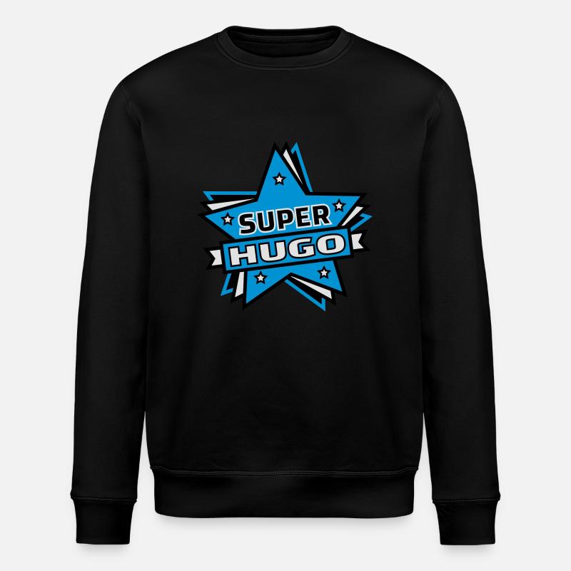 super hugo - Sweat bio ROLLER Stanley/Stella Unisexe - noir