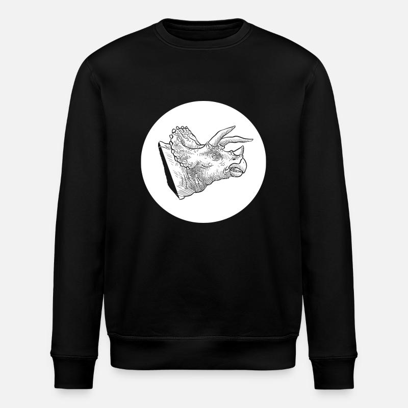 Dinosaure dinosaure Triceratops dinosaure - Sweat bio ROLLER Stanley/Stella Unisexe - noir