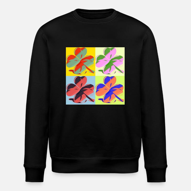 cloverleaf - Sweat bio ROLLER Stanley/Stella Unisexe - noir