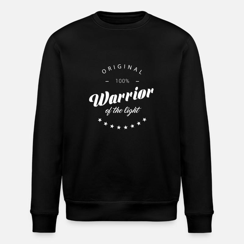 Krieger des Lichts B - Stanley/Stella Unisex Bio-Sweatshirt ROLLER - Schwarz
