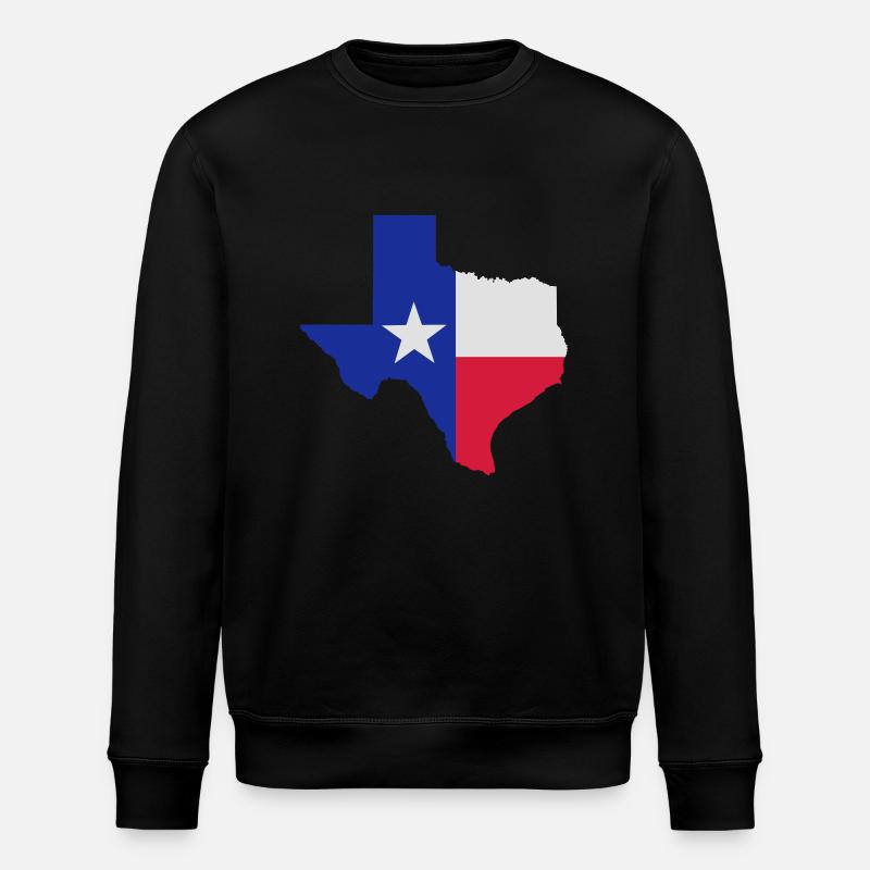 Texas - Stanley/Stella Unisex Bio-Sweatshirt ROLLER - Schwarz