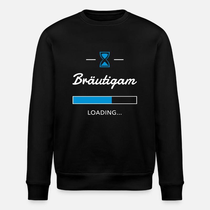 Bräutigam - Stanley/Stella Unisex Bio-Sweatshirt ROLLER - Schwarz