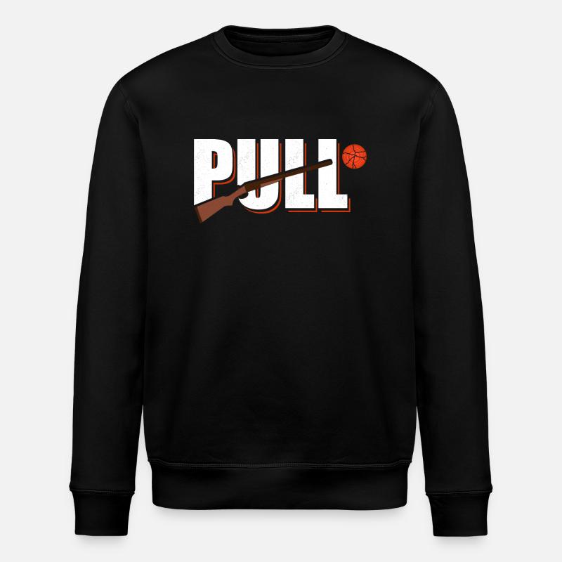 Pull Skeet Shooting Trapshooting - Stanley/Stella ROLLER Unisex Organic Sweatshirt - black
