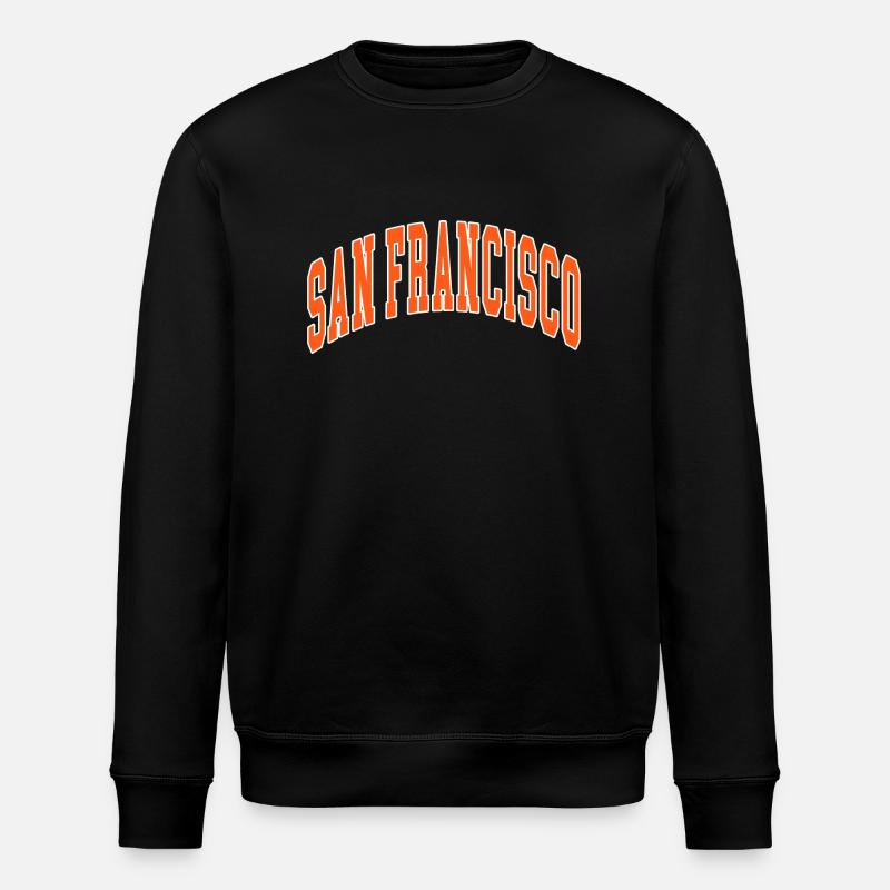 San Francisco - Stanley/Stella ROLLER Unisex Organic Sweatshirt - black