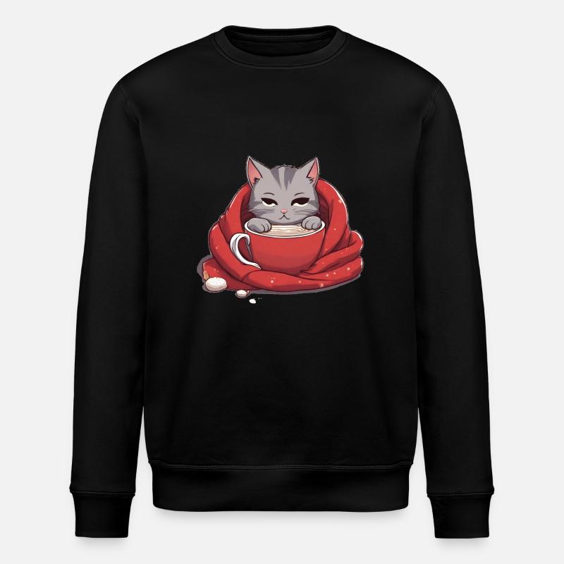 Chat adorable - Sweat bio ROLLER Stanley/Stella Unisexe - noir