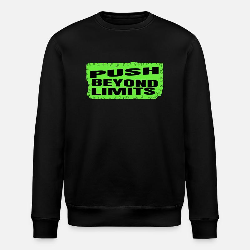 happy gift physical endurance - Stanley/Stella Unisex Bio-Sweatshirt ROLLER - Schwarz