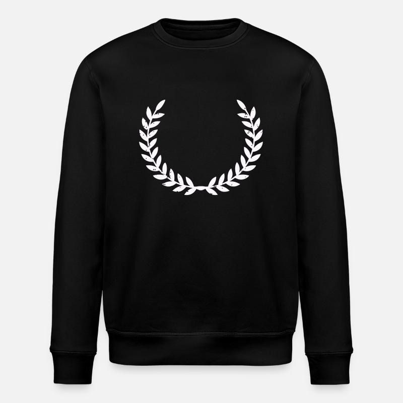 wreath - Stanley/Stella ROLLER Unisex Organic Sweatshirt - black
