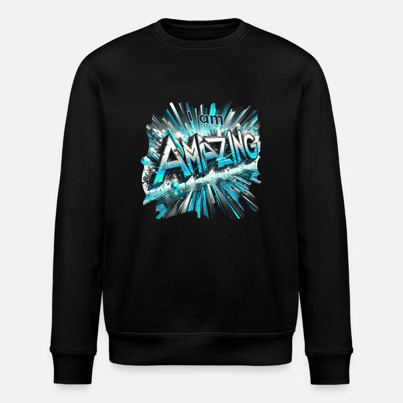 amazing - Stanley/Stella Unisex Bio-Sweatshirt ROLLER - Schwarz