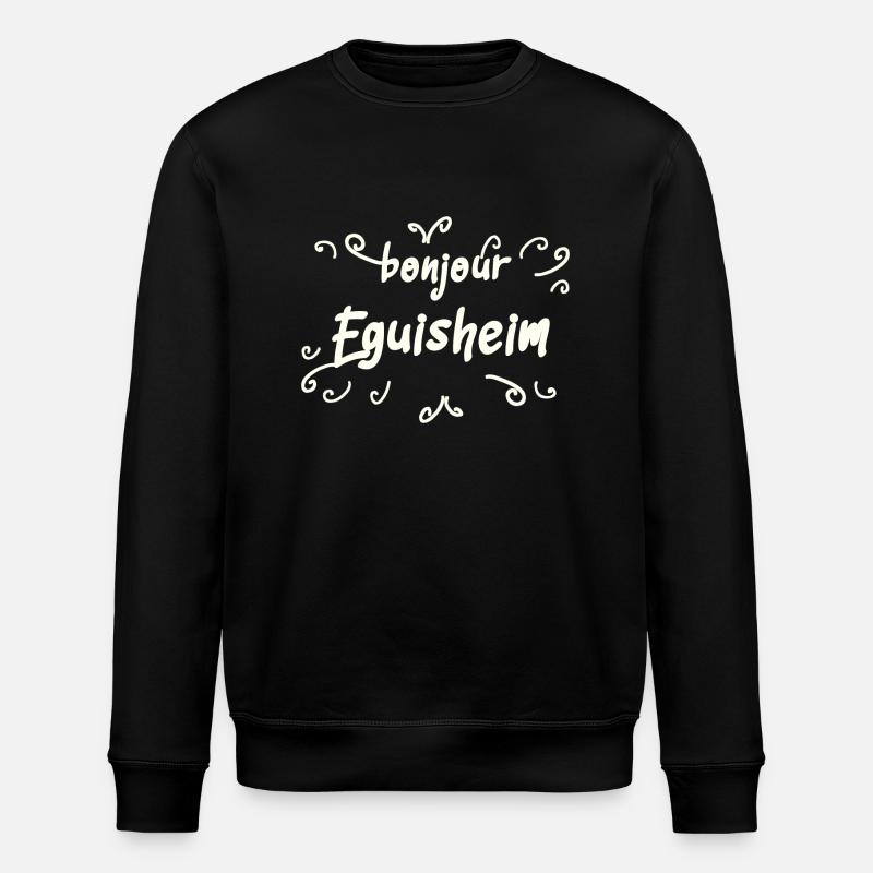 France Eguisheim Texte - Sweat bio ROLLER Stanley/Stella Unisexe - noir