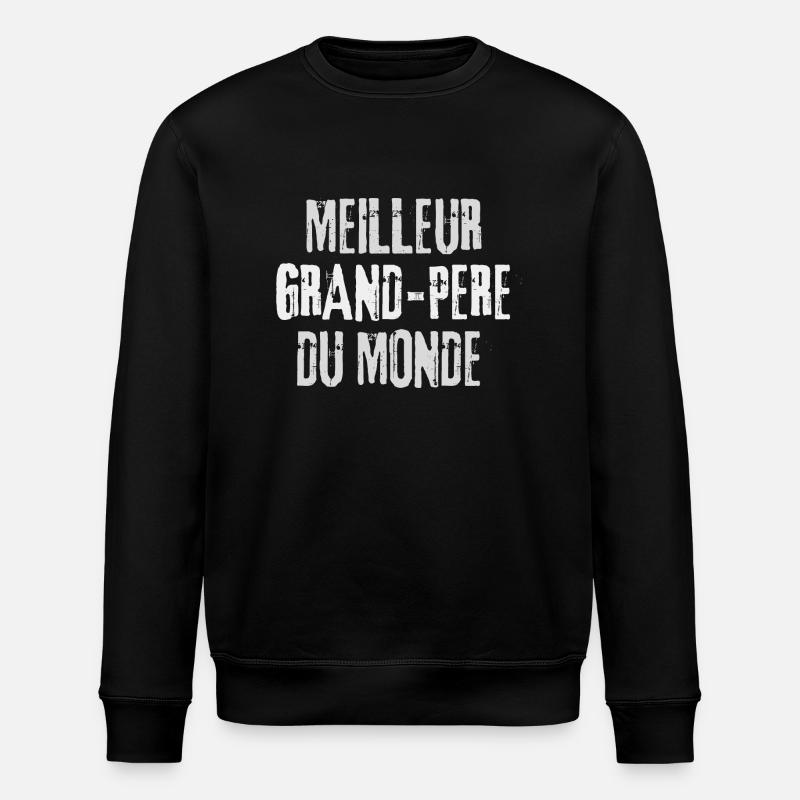 Meilleur grand-père du MONDE ! - Sweat bio ROLLER Stanley/Stella Unisexe - noir