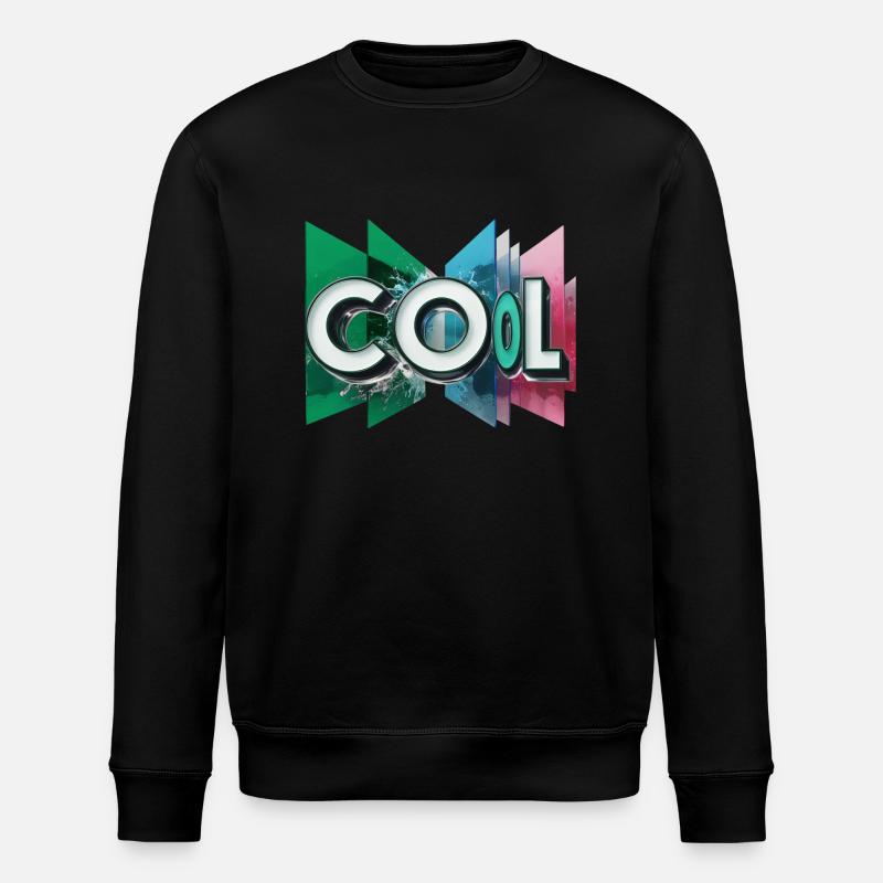 Cool - Wortdesign - Stanley/Stella Unisex Bio-Sweatshirt ROLLER - Schwarz