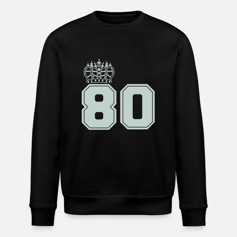 80 king - Stanley/Stella ROLLER Unisex Organic Sweatshirt - black