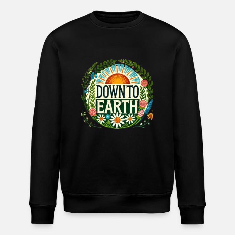 Les pieds sur terre - Sweat bio ROLLER Stanley/Stella Unisexe - noir