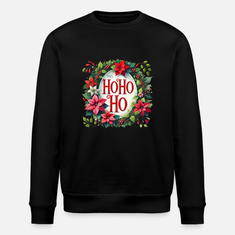 Ho ho ho Joyeux Noël - Sweat bio ROLLER Stanley/Stella Unisexe - noir