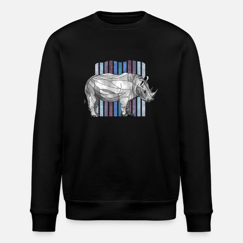 Rhinocéros - Sweat bio ROLLER Stanley/Stella Unisexe - noir