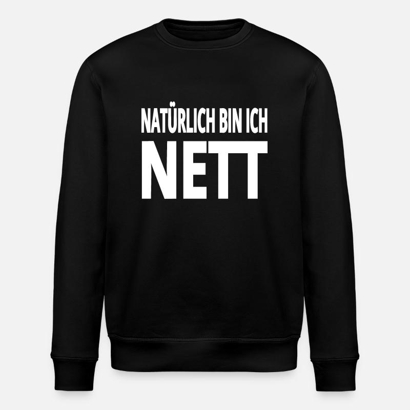 Nett - Stanley/Stella Unisex Bio-Sweatshirt ROLLER - Schwarz